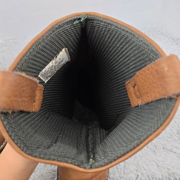 Georgia Boot Mens 9.5M Wellington Brown Leather Waterproof Pull On Work Roper - Picture 15 of 16